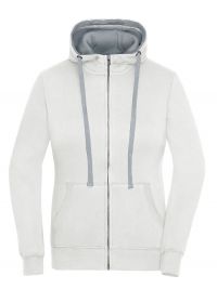Damen Zip-Jacke Weiß